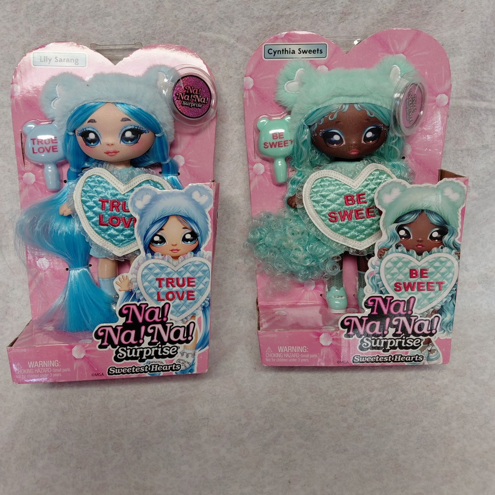 MGA Entertainment Bundle Na Na Na Surprise Cynthia Sweets and Lily Sarang NWT